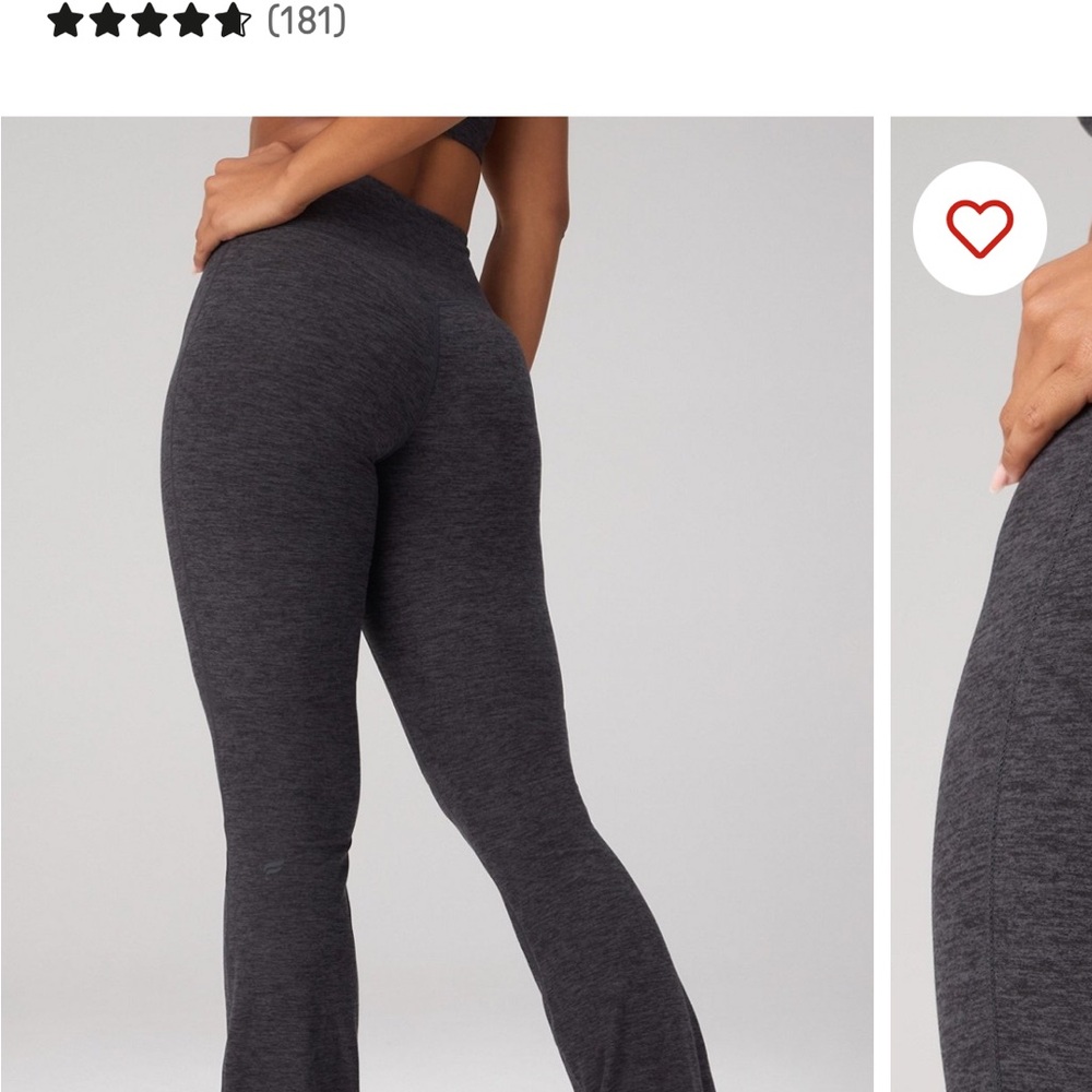 Fabletics Dark Gray Flare Pants